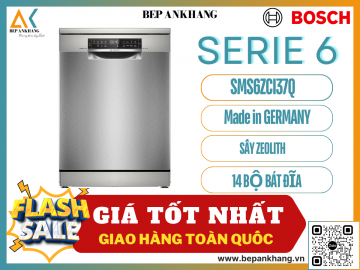 Máy rửa chén bát Serie 6 Sấy Zeolith SMS6ZCI37Q- Made in Germany